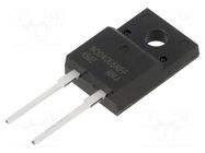Diode: Schottky rectifying; SiC; THT; 650V; 4A; TO220FP-2; Ir: 0.8uA WAYON