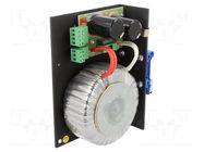Power supply; 100W; 230VAC; 10A; for DIN rail mounting; 120x170mm WObit