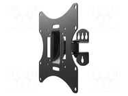 LCD/LED holder; black; permanent; 30kg Goobay