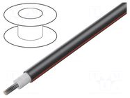 Wire; Flex-Sol-Evo-TX; stranded; Cu; 6mm2; XLPO; black-red; 1.5kV STÄUBLI
