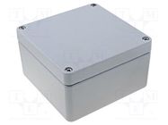 Enclosure: multipurpose; X: 160mm; Y: 160mm; Z: 90mm; ALUEIN-RJ; grey RAYCHEM RPG