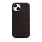 iCarer Oil Wax Premium Leather Case iPhone 14 Plus Magnetic Leather Case with MagSafe Brown (WMI14220703-BN), iCarer