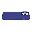 iCarer Litchi Premium Leather Case iPhone 14 Pro Magnetic Leather Case with MagSafe Dark Blue (WMI14220710-DB), iCarer