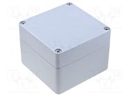 Enclosure: multipurpose; X: 120mm; Y: 122mm; Z: 91mm; ALUEIN-RJ; grey RAYCHEM RPG