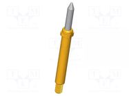 Test needle; Spring compression: 4mm; 5.3mm; 8A; CuBe; Ø: 1.8mm INGUN