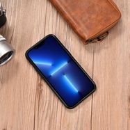 iCarer Leather Oil Wax case covered with natural leather for iPhone 14 Plus blue (WMI14220719-BU), iCarer