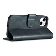 iCarer Oil Wax Wallet Case 2in1 Case iPhone 14 Anti-RFID Leather Flip Case Blue (WMI14220721-BU), iCarer