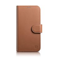 iCarer Wallet Case 2in1 Cover iPhone 14 Pro Max Leather Flip Cover Anti-RFID Brown (WMI14220728-BN), iCarer