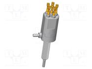 Adapter; 120A; Max contact res: 1mΩ; HCM-667; screw-in; 61.3mm INGUN