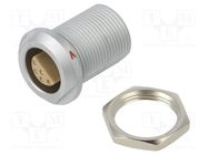 Connector: circular; 2S; socket; female; PIN: 10; soldering; 7A; IP68 LEMO