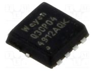 Transistor: P-MOSFET; unipolar; PDFN3030-8 WAYON