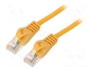 Patch cord; RJ45 plug,both sides; U/UTP; 5e; stranded; CCA; 10m LANBERG