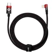 Baseus CAVP000320 angled Lightning - USB-C PD cable 20W 480Mb/s 2m - black and gray, Baseus