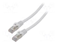 Patch cord; RJ45 plug,both sides; F/UTP; 6; stranded; CCA; 3m; PVC LANBERG