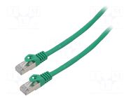 Patch cord; F/UTP; Cat: 6; RJ45 plug,both sides; stranded; CCA; 10m LANBERG