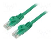 Patch cord; RJ45 plug,both sides; U/UTP; 6; stranded; CCA; PVC LANBERG
