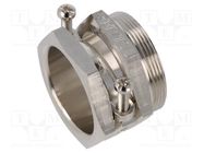 Cable gland; PG36; IP20; brass; metallic; Resistance to: UV rays LAPP