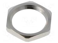 Nut; PG9; lead free; brass; Thread: PG; Plating: nickel; SKINDICHT® LAPP