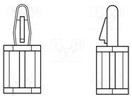 PCB distance; polyamide KEYSTONE