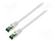 Patch cord; S/FTP; 7; stranded; Cu; LSZH; grey; 2m; 26AWG; Cores: 8 LANBERG
