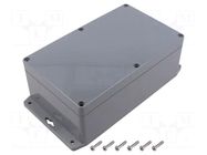 Enclosure: multipurpose; X: 120mm; Y: 200mm; Z: 75mm; ABS; dark grey GAINTA