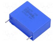 Capacitor: polypropylene; X2; 1uF; 305V; THT; ±10%; 22.5mm PILKOR