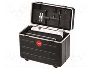 Case; tool case; with wheels; black; Body dim: 455x270x380mm PARAT