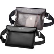 Spigen Aqua Shield A620 waterproof hip bag IPX8 - black 2 pcs., Spigen