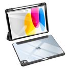 Dux Ducis Toby case for iPad 10.9'' 2022 (10 gen.) cover with space for Apple Pencil stylus smart cover stand black, Dux Ducis