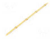 COB LED tape; white neutral; LED/m: 320; 8mm; IP20; 180°; 8W/m POS