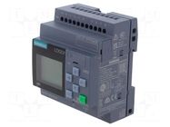 Programmable relay; 10A; IN: 8; Analog in: 0; Analog.out: 0; OUT: 4 SIEMENS