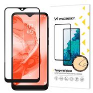 Wozinsky super durable Full Glue tempered glass full screen with Case Friendly TCL 205 black frame, Wozinsky