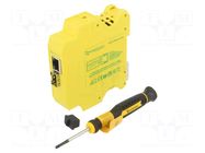 Switch Ethernet; unmanaged; Number of ports: 2; 5÷30VDC; RJ45; SW BRAINBOXES