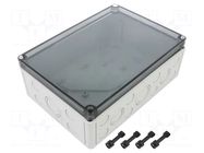 Enclosure: multipurpose; X: 180mm; Y: 254mm; Z: 90mm; TK PC; grey SPELSBERG