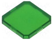 Actuator lens; OKTRON®-JUWEL; green SCHLEGEL