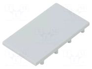 Cap for LED profiles; grey; 20pcs; ABS; LINEA20 TOPMET