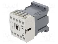 Contactor: 3-pole; NO x3; Auxiliary contacts: NC; 24VDC; 16A LEGRAND
