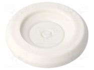 Grommet; Ømount.hole: 50mm; elastomer thermoplastic TPE; grey HT HI TECH POLYMERS