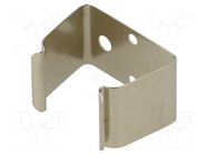Clip; 6F22,6LR61; Batt.no: 1; rivet,screw; steel KEYSTONE