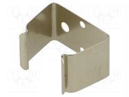 Holder; 6F22,6LR61; Batt.no: 1; rivet,screw; steel KEYSTONE