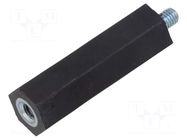 Insulating sleeve; Int.thread: M5; L: 45mm; UL94V-0; polyester BM GROUP