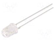 LED; blue; 5.1mm; 4200÷5800mcd; 30°; Front: convex; 2.9÷3.4VDC OPTOSUPPLY