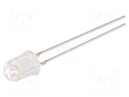 LED; orange; 5.1mm; 5800÷7000mcd; 30°; Front: convex; 2.1÷2.6VDC OPTOSUPPLY