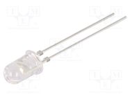 LED; 5mm; red; 3000÷4200mcd; 60°; Front: convex; 2.1÷2.6V; -30÷85°C OPTOSUPPLY