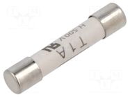 Fuse: fuse; 1A; 500VAC; time-lag; ceramic,cylindrical; 6.3x32mm SIBA