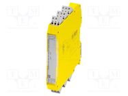 Module: safety relay; 24VDC; IN: 1; for DIN rail mounting; IP20 PHOENIX CONTACT