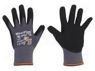 Protective gloves; Size: 8; grey-black; MaxiFlex® Ultimate™ ATG