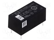 Converter: AC/DC; 5W; Uout: 24VDC; Iout: 210mA; OUT: 1; 84%; EHL; THT XP POWER