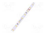 LED tape; white warm; 2835; 24V; LED/m: 60; 8mm; IP33; 120°; 6W/m POS