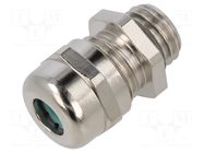 Cable gland; M12; 1.5; IP68; brass; metallic; SKINTOP® LAPP